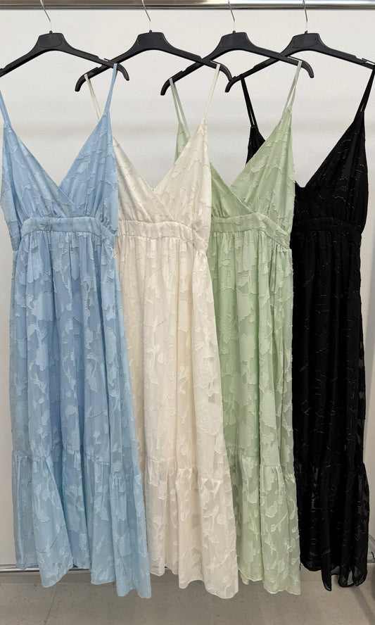 Women's Jasmine Embroidered Chiffon Dress One Size Uk 8-16