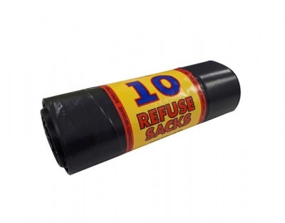 Refuse Sacks Roll 10 Pack