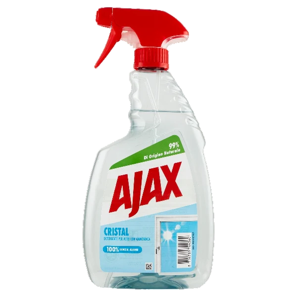 AJAX DEGREASER CRYSTAL GLASS AMMONIA SPRAY 750 ML