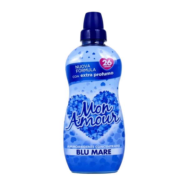 MON AMOUR SOFTENER CONCENTRATED BLUE SEA 26 WASHES 650 ML