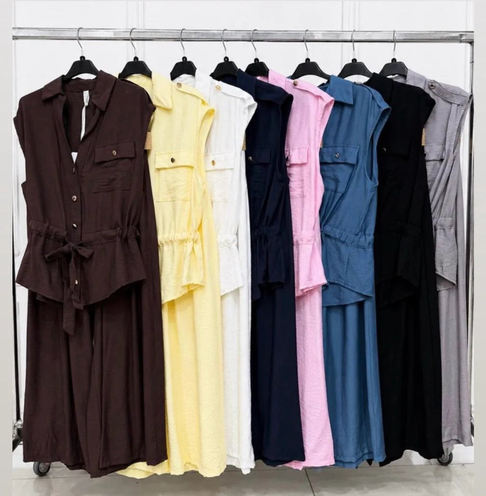 Women's Zara Drawstring Waist Co-ord One size 8-16 Uk