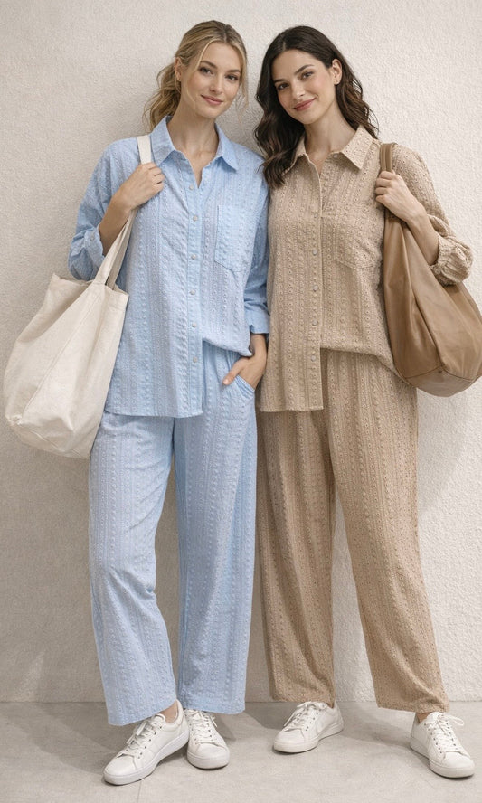 Women's Nikki embossed co-ord