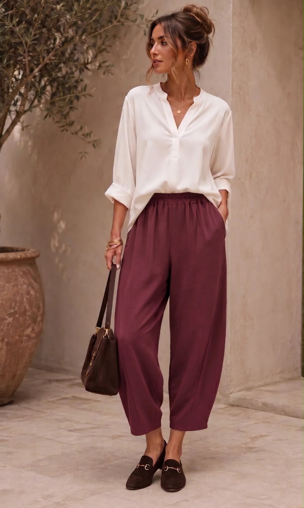 Women's Thea Autumn Barrel Trouser