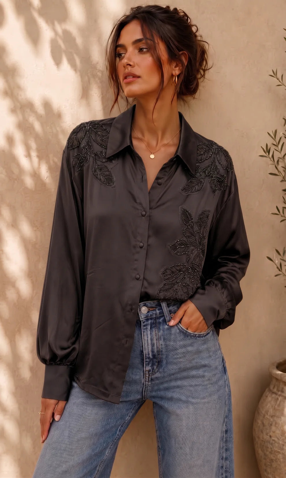 Women's Francessca Embellished Blouse