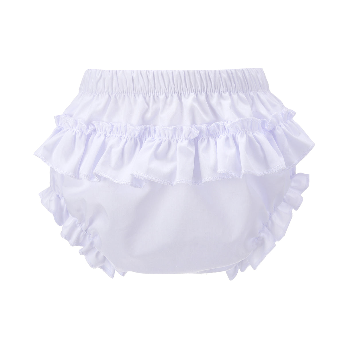 Girls Wine Tartan Laced Spanish Dress & Knicker Set- Ages 0-24 Months