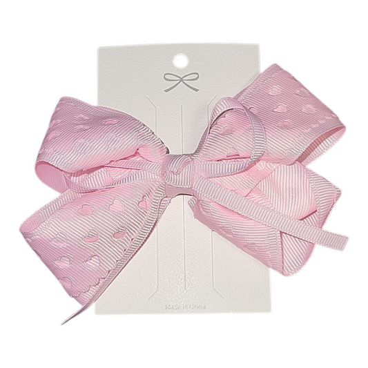 Girl's Bow Hair Clip- Yellow, Pink, White or Lilac