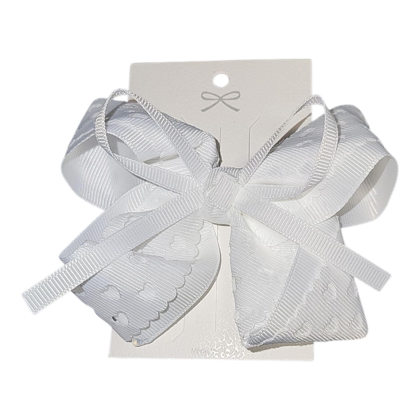 Girl's Bow Hair Clip- Yellow, Pink, White or Lilac