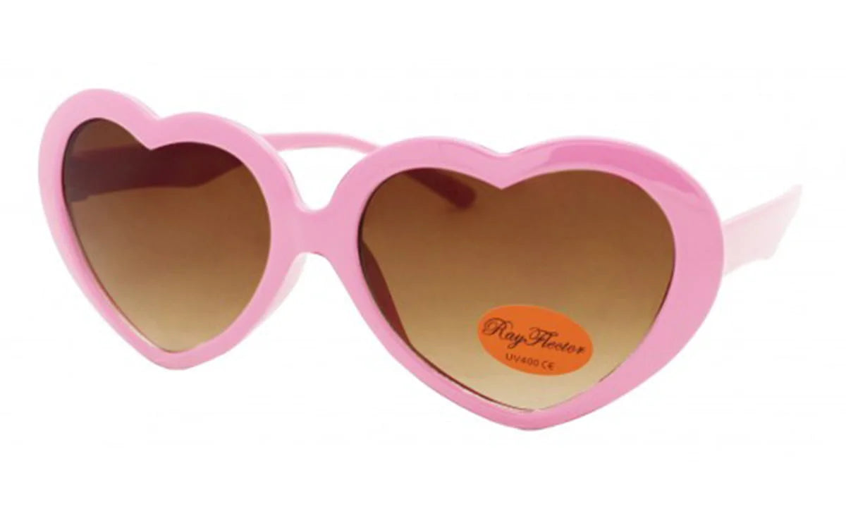 Girls Charlio Heart Shape Sunglasses- UV400 Protection- Various Colours