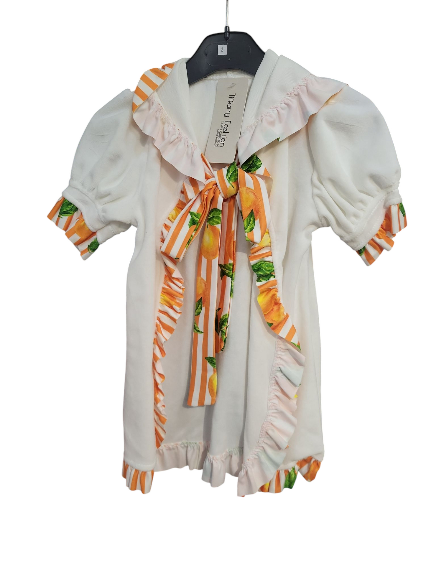 Girls Pancho- Oranges
