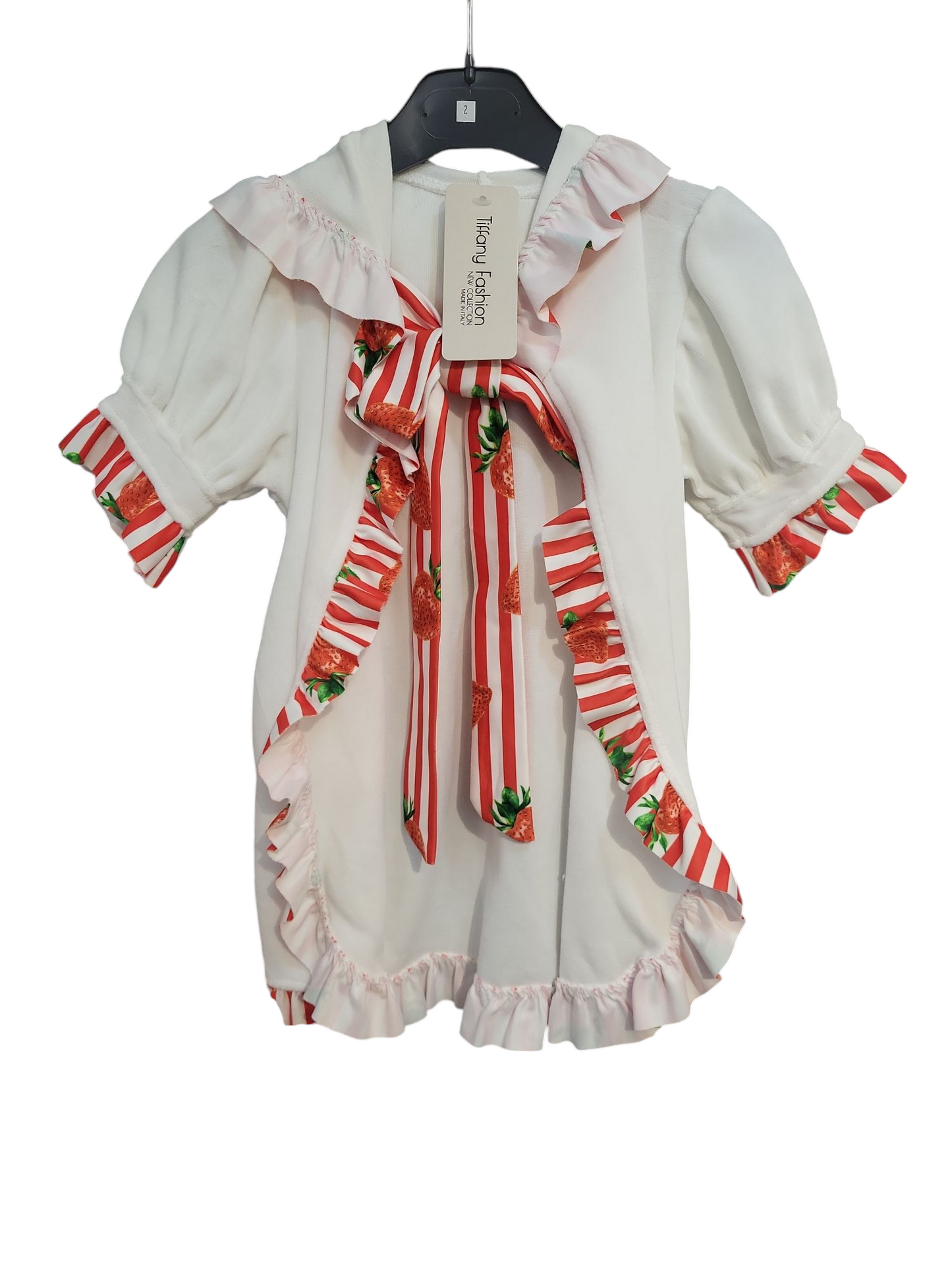 Girls Pancho- Strawberries