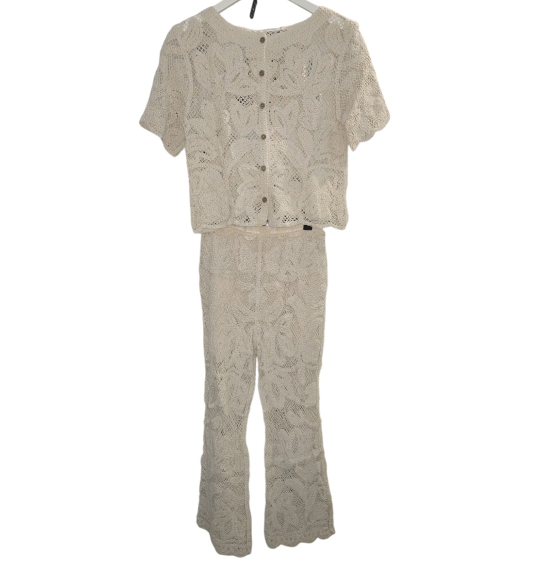 Womens 2 Piece Crochet Set
