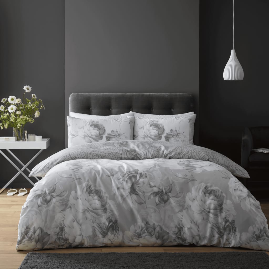 Skylar Rose Printed Double Duvet Bedding Set