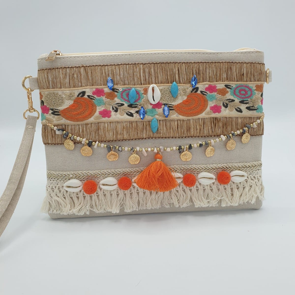 Women's Clutch Bag With Detail