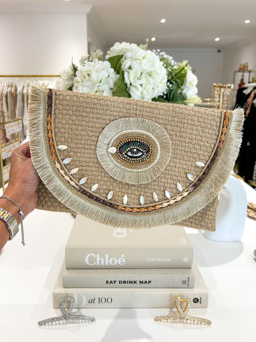 Women's Clutch Bag With Detail