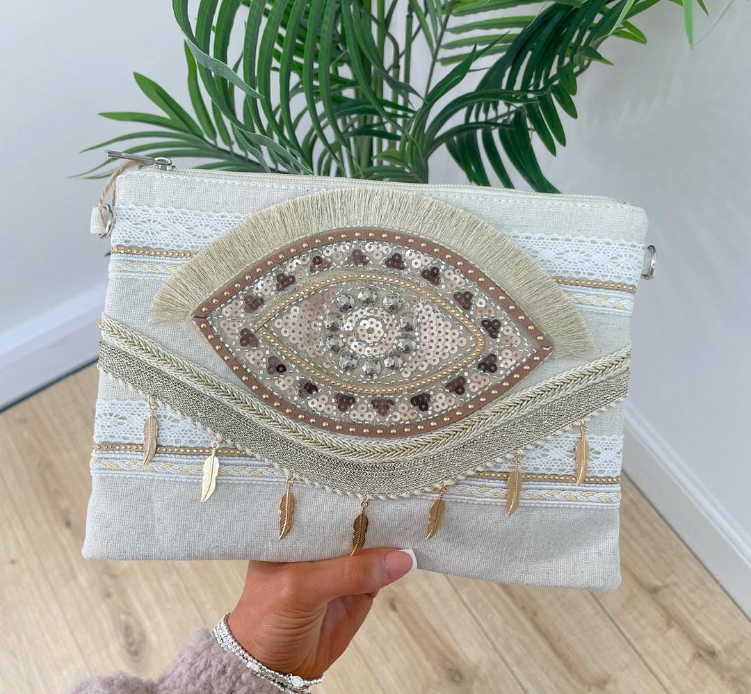 Women's Clutch Bag With Detail
