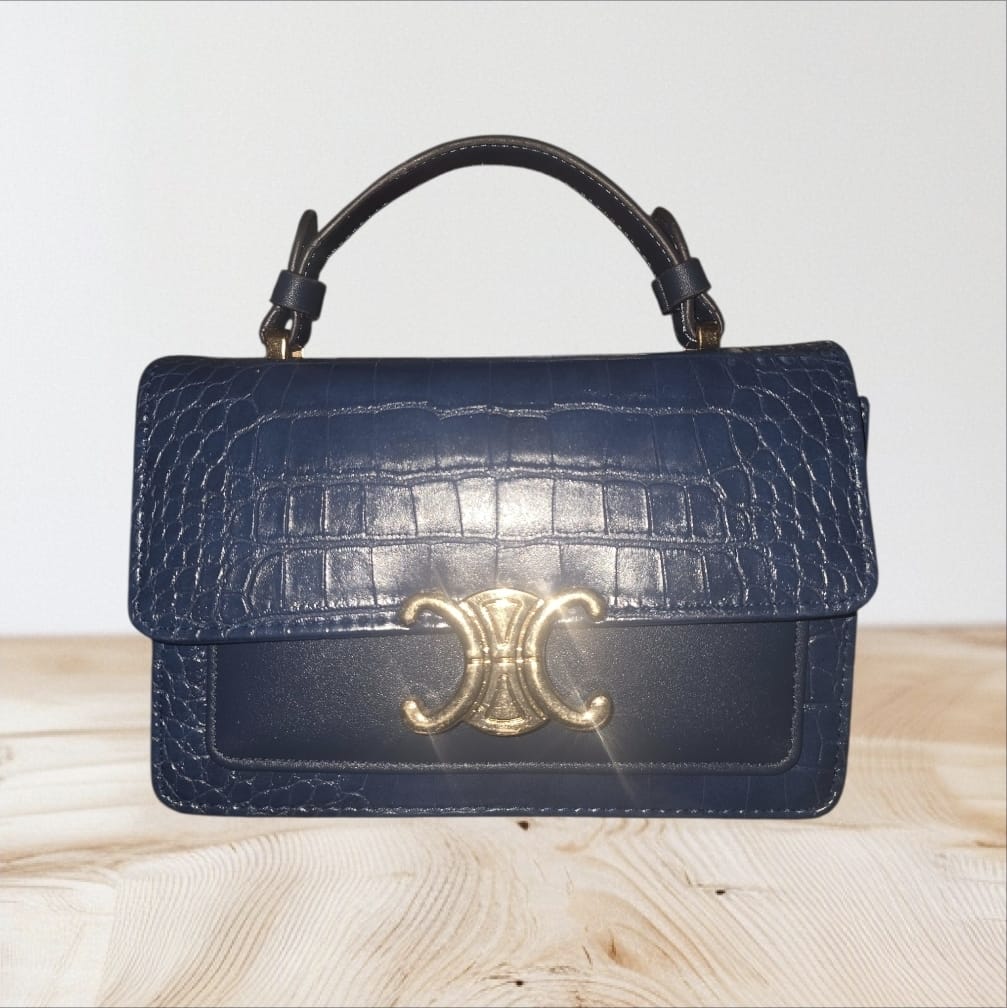 Women's C Bag With Crocodile Print