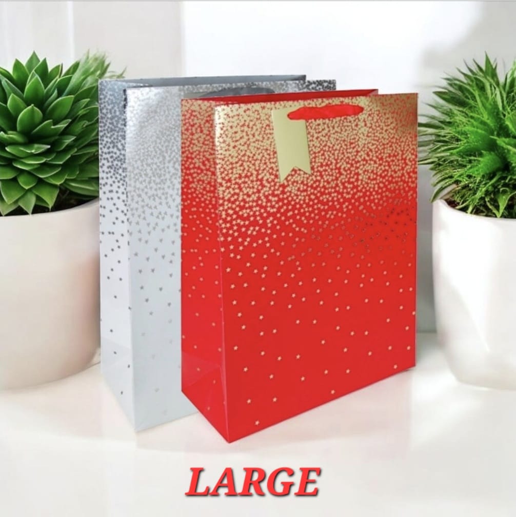 Gift Bags With Stars Large