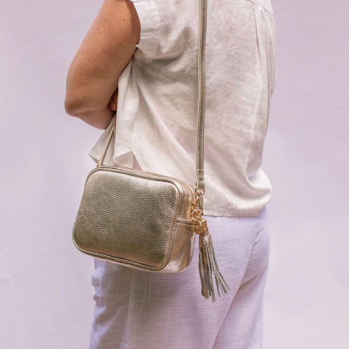 Women's Crossover Bag With Tassel.