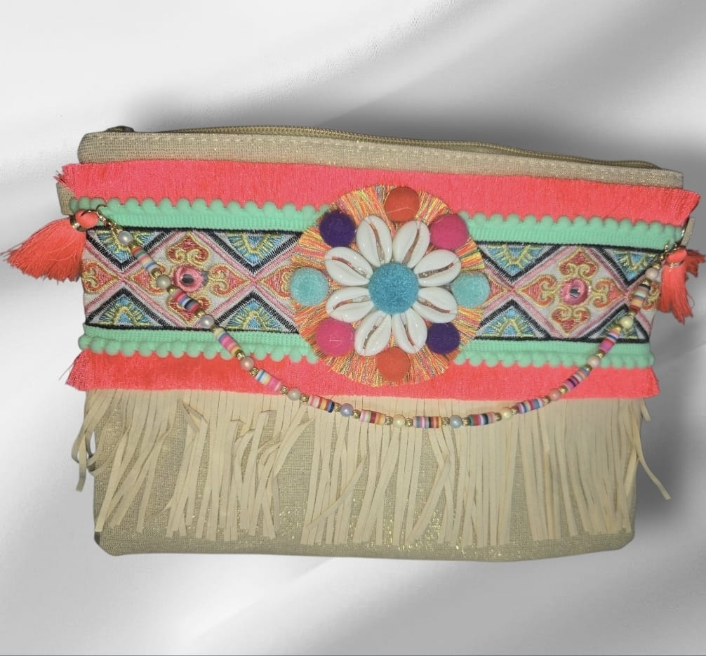 Women's Clutch Bag With Detail