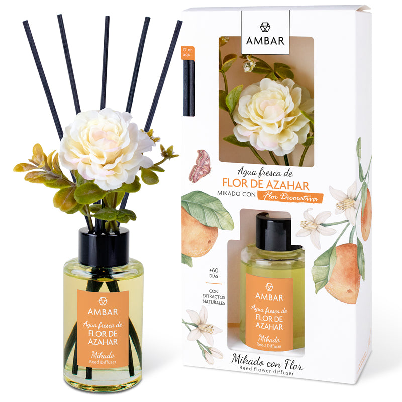 Ambar Fresh Reed Diffuser 75ml - Orange Blossom