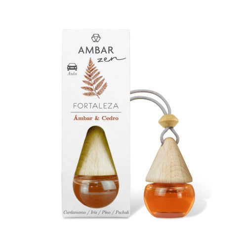 Ambar Zen Car Air Freshener - Amber & Cedarwood