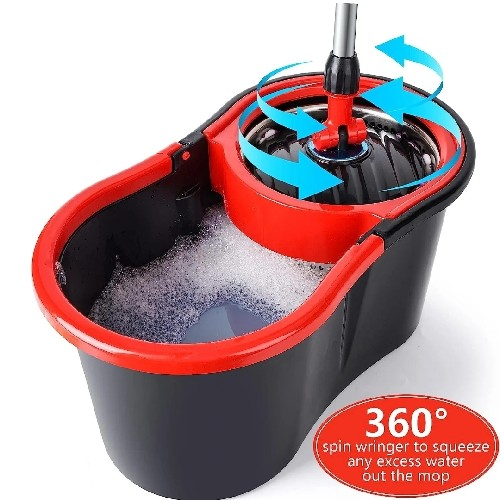 ZAMBAK SPINNY MOP SET BLACK