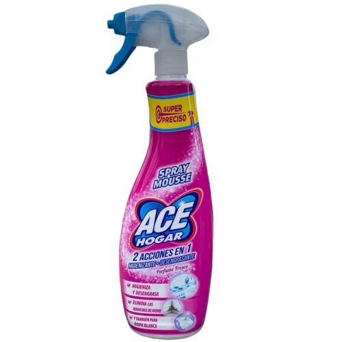 Ace 2 in1 Hygiene & Degrease Spray Mousse 700ml