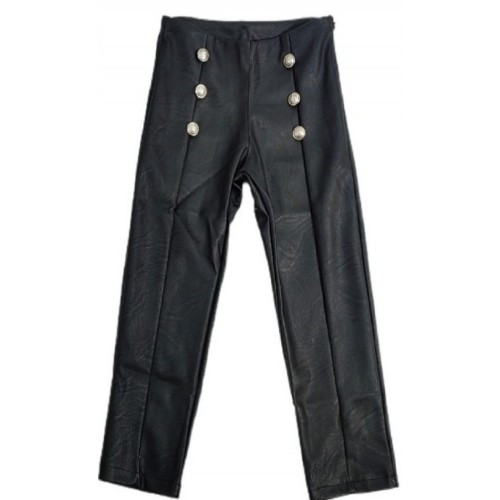 Girls Legging Faux Leather