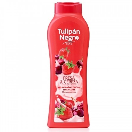 Tulip?n Negr Passion Gel Strawberry And Cherry Shower And Bath Gel