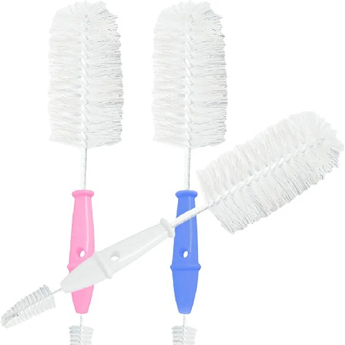 Baby Bottle Brush 2-in-1 Baby Milk Bottle & Teat Brush