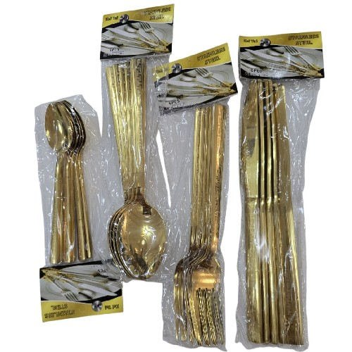 Gold Versace Cutlery Set