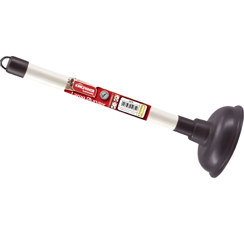Kingfisher U150 5.5-Inch (Large) Sink Drain Plunger - Black