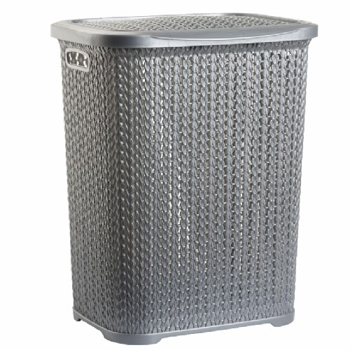 KNIT DESIGN LAUNDRY HAMPER 55LT