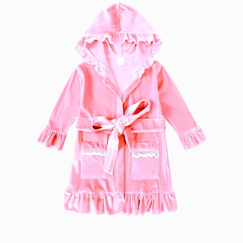 Girls Pink Dressing Gown