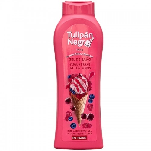 Tulipan Negro Shower Gel 650ml Yummy Cream Edition Red Fruit Yoghurt