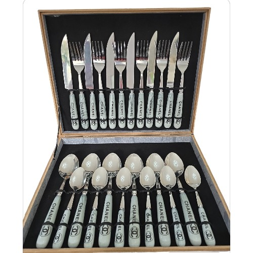 Chanel Knife And Fork And Spoon Set
