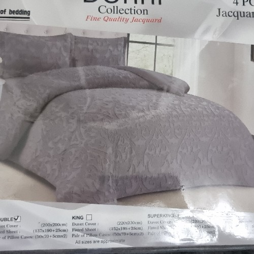 Dorri Collection Double Dark Gray 3pc Set