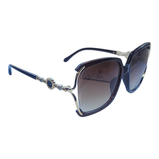 Women's Designer Sunglasses With Diamante Detailing- UV400 protection