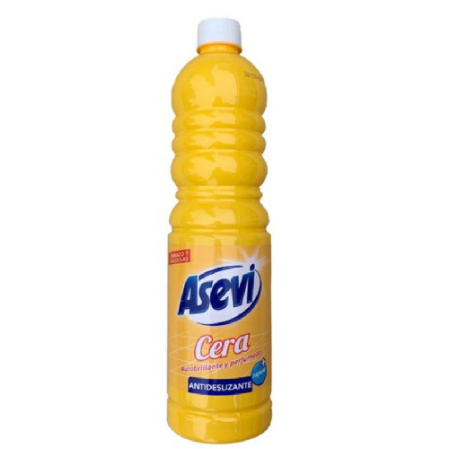 Asevi Yellow Floor Cleaner Citrus With Self-shine 1 Litre - Non-slip