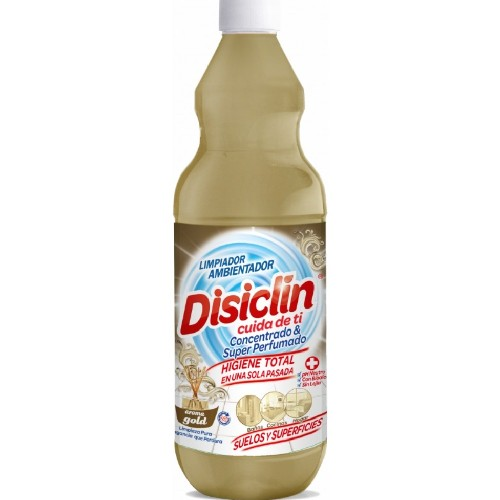 Disiclin Gold Super Scented Multipurpose Multi-surface Concentrated Floor Cleaner 1000ml.
