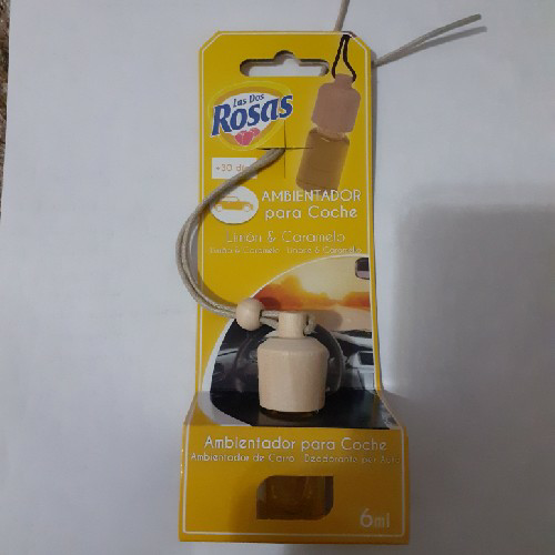 Las Dos Rosas Car Air Freshener Lemon & Caramel