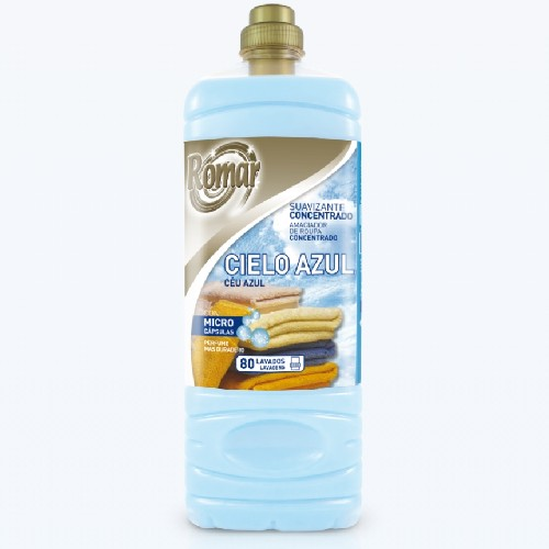 Romar Azul Sky Blue Concentrated Fabric Softener 2l