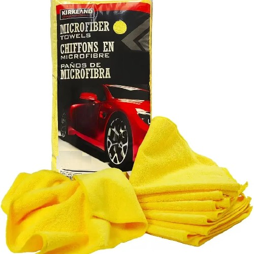Kirkland microfibre cloth- yellow