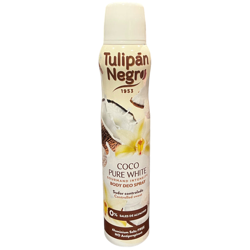 Tulipan Negro Deodorant Spray 200ml Coco Pure White