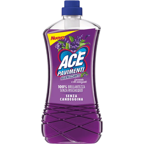 ACE FLOOR DETERGENTS PAVIMENTI SANITISING LAVENDER 1 LT