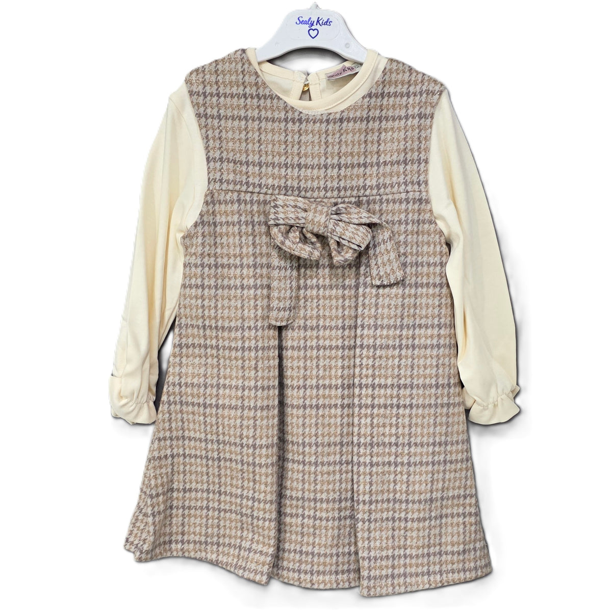 Girls Fully Lined Coat, Sleeveless Dress & Long Sleeve Top Set- Ages 1 to 4 Years