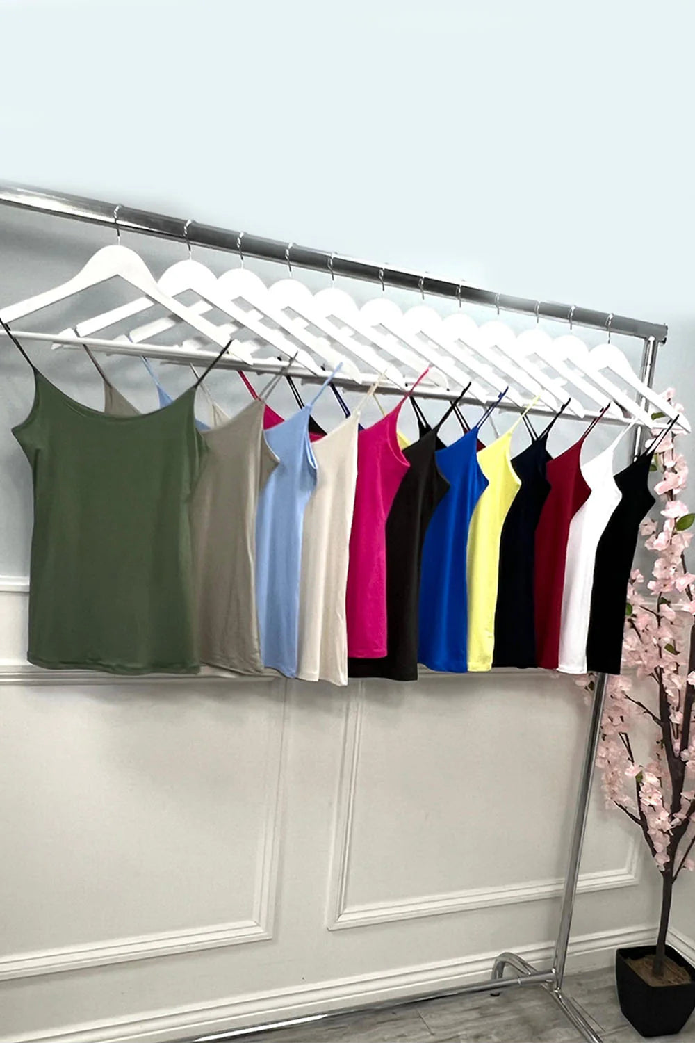 Women's Thin Strap Vest Top