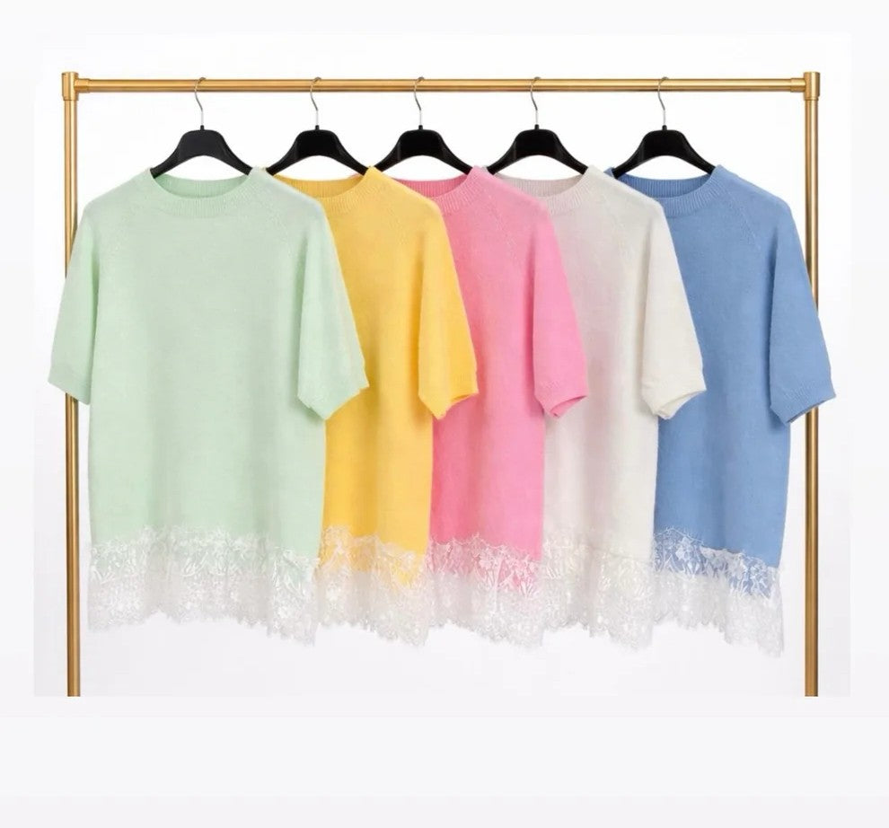 Women's Lace Trim Jumper