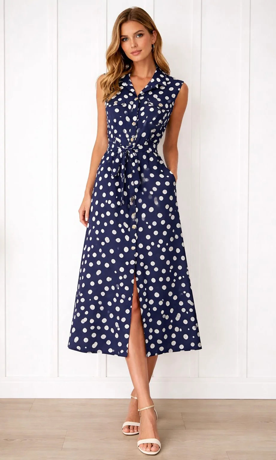 Women's Sofia Polka Dot Shirt Dress