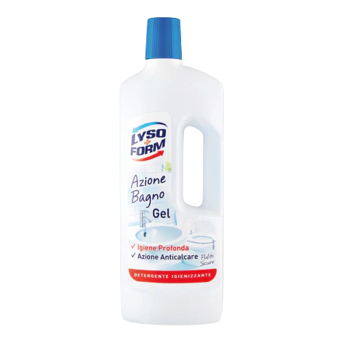 LYSOFORM SANITIZING DETERGENT ANTISCALE BATHROOM GEL AZIONE BAGNO 750 ML